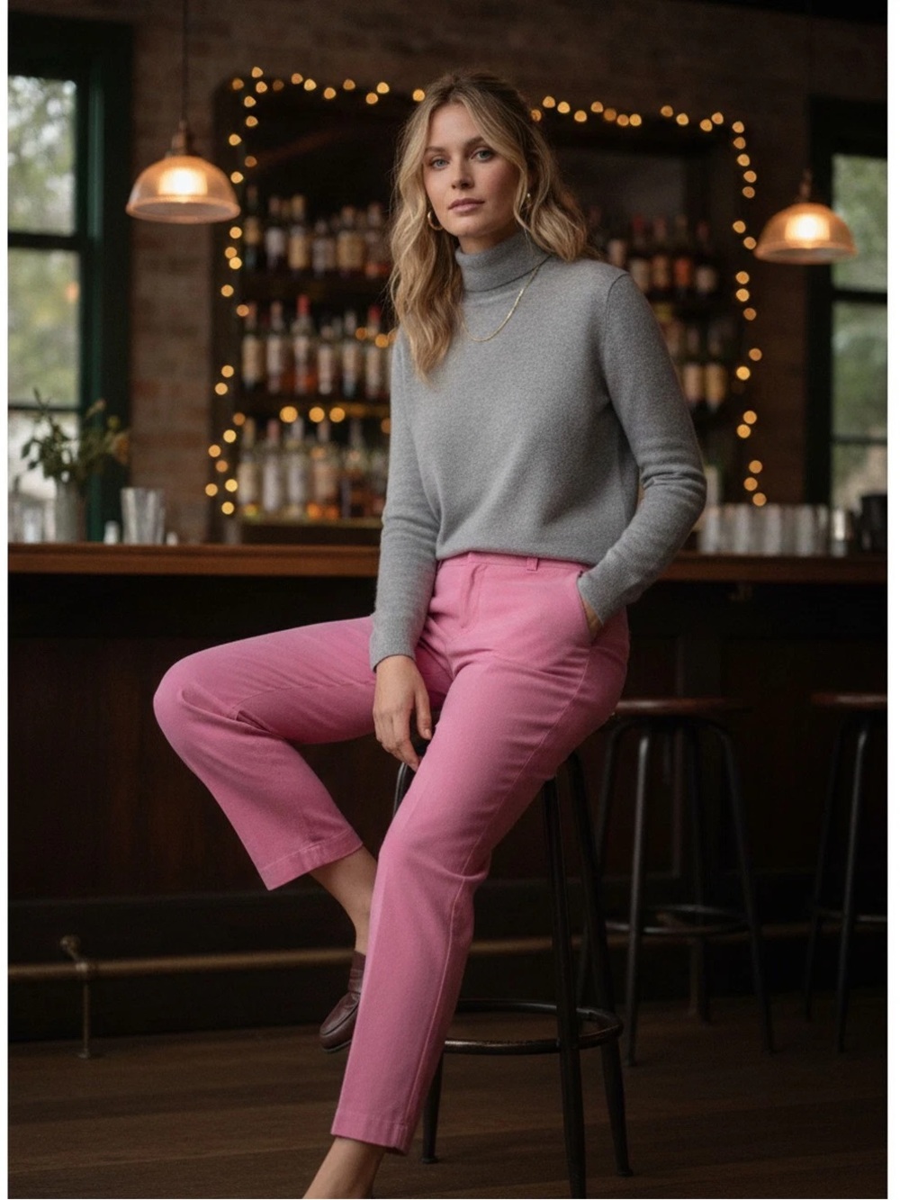 Vintage Silk Pink Pants Size 4